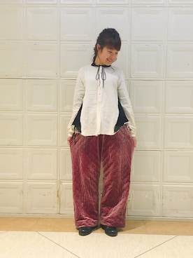 「RBS（アールビーエス）のアイテム」を使った、takita mikiさん（レディース・154cm）の秋コーディネート