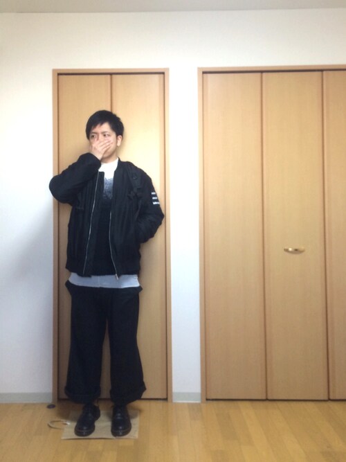 ふにゃこふにゃお Undercoverのミリタリージャケットを使ったコーディネート Wear