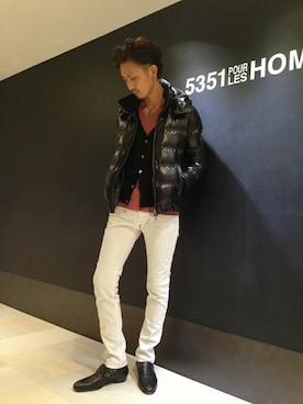 ホソダエイスケさん（メンズ・182cm）の冬コーディネート