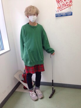 「campion」｜鬼澤駿天【boucle】さん（メンズ・172cm）の春コーディネート