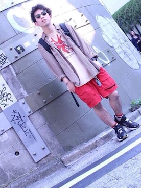 「アイテム（ファッション雑貨）」を使った、鬼澤駿天【boucle】さん（メンズ・172cm）の春コーディネート