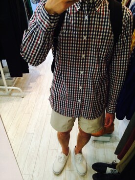 UENO TAKASHIさんの（soe shirts | ソーイシャツ）を使ったコーディネート