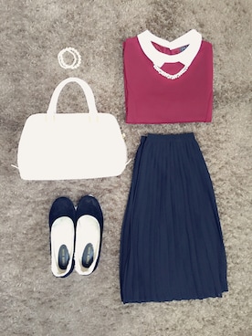 「DHOLIC（ディーホリック）のアイテム（ブレスレット）」を使った、ゆ*なさん（レディース・165cm）の冬コーディネート