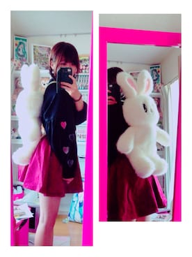 「WC（ダブル シー）のアイテム（バックパック/リュック）」を使った、おちゃさん（レディース・164cm）の秋コーディネート