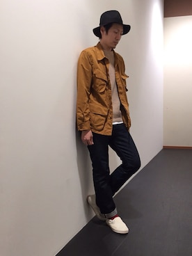 Shinya Ishikawaさん（メンズ・180cm）の春コーディネート