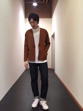 Shinya Ishikawaさん（メンズ・180cm）の春コーディネート