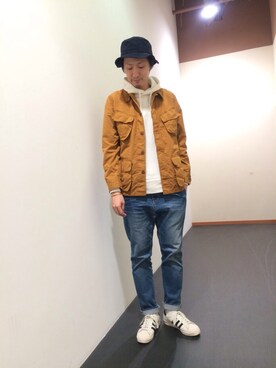 Shinya Ishikawaさん（メンズ・180cm）の春コーディネート