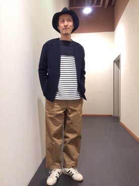 Shinya Ishikawaさん（メンズ・180cm）の春コーディネート