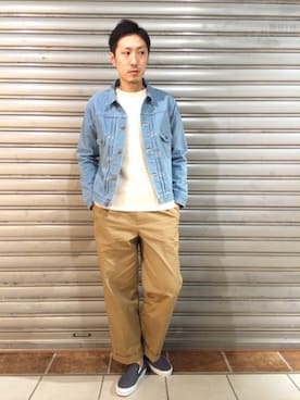 Shinya Ishikawaさん（メンズ・181cm）の春コーディネート