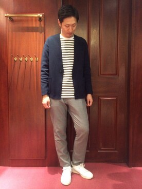 Shinya Ishikawaさん（メンズ・181cm）の春コーディネート