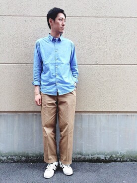 Shinya Ishikawaさん（メンズ・181cm）の春コーディネート