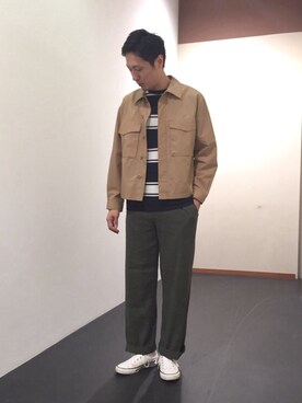 Shinya Ishikawaさん（メンズ・181cm）の春コーディネート