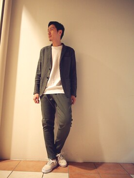 Shinya Ishikawaさん(メンズ・181cm)の春コーディネート