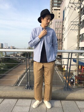 Shinya Ishikawaさん（メンズ・181cm）の春コーディネート