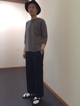 Shinya Ishikawaさん（メンズ・181cm）の春コーディネート