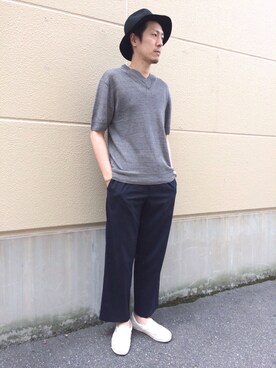 Shinya Ishikawaさん（メンズ・181cm）の春コーディネート