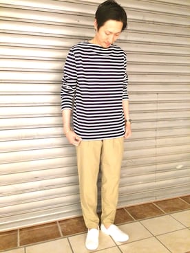 Shinya Ishikawaさん（メンズ・181cm）の春コーディネート