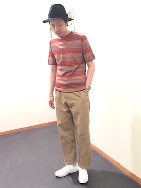 Shinya Ishikawaさん（メンズ・181cm）の春コーディネート