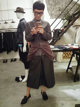 「Wagamamaplayground」｜「アイテム（パンツ）」を使った、Wayneさん（メンズ・178cm）の夏コーディネート