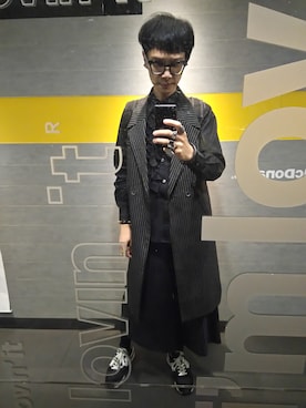 「PlaToy（プラトーイ）のアイテム」を使った、Wayneさん（メンズ・178cm）の秋コーディネート