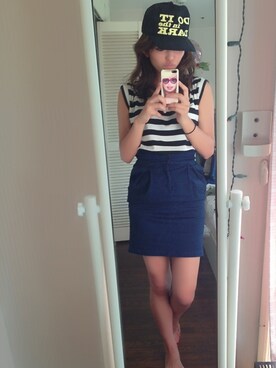 ♡AMI♡さん（レディース・160cm）の夏コーディネート