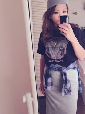 「ウエストイン」｜「アイテム（ブーティ）」を使った、♡AMI♡さん（レディース・160cm）の秋コーディネート