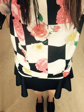 「ROTARY（ロータリー）のアイテム」を使った、popcorn さん（レディース・165cm）の春コーディネート