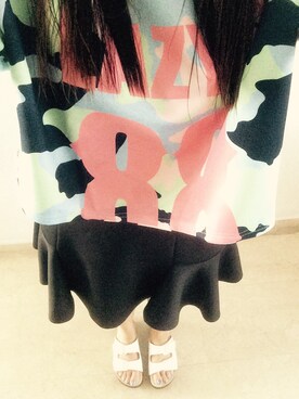 「ROTARY（ロータリー）のアイテム」を使った、popcorn さん（レディース・165cm）の春コーディネート