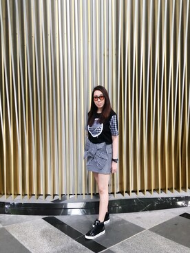 「Marc by Marc Jacobs（マークバイマークジェイコブス）のアイテム（スカート）」を使った、popcorn さん（レディース・165cm）の春コーディネート