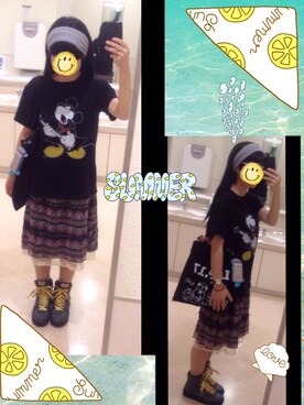 「アイテム（リング）」を使った、makoさん（レディース・154cm・30代）の夏コーディネート