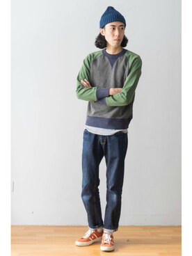 陈百万さん（メンズ・175cm）の秋コーディネート