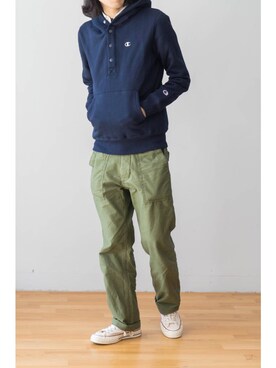 陈百万さん（メンズ・175cm）の冬コーディネート