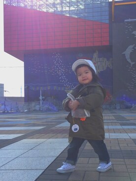 Shizukuさん（キッズ・90cm）の冬コーディネート