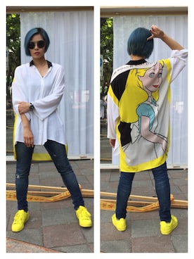 「ICEBERG（アイスバーグ）のアイテム」を使った、Joycechangさん（レディース・163cm）の春コーディネート