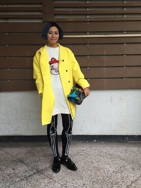 「yellow」｜Joycechangさん（レディース・163cm）の秋コーディネート