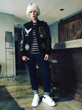 「miu miu（ミュウミュウ）のアイテム（パンツ）」を使った、Joycechangさん（レディース・163cm）の春コーディネート