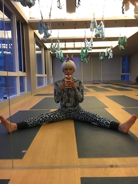 「adidas by Stella McCartney（アディダスバイステラマッカートニー）のアイテム（レッグウェア）」を使った、Joycechangさん（レディース・163cm）の春コーディネート