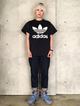 「miu miu（ミュウミュウ）のアイテム（パンツ）」を使った、Joycechangさん（レディース・163cm）の春コーディネート