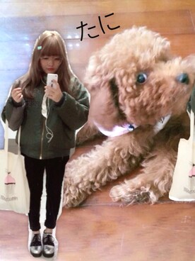「CANNABIS LADIES（カンナビス レディース）のアイテム」を使った、MIOさん（レディース・160cm）の秋コーディネート