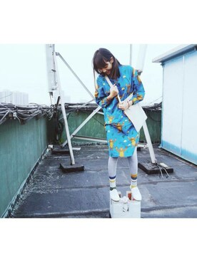 「天台」｜koonyinさん（レディース・170cm）の冬コーディネート