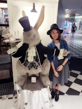 「NET（ネット）のアイテム（ブルゾン）」を使った、루이さん（レディース・165cm）の夏コーディネート