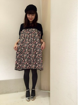 「FRAPBOIS（フラボア）のアイテム」を使った、FUUさん（レディース・162cm）の秋コーディネート