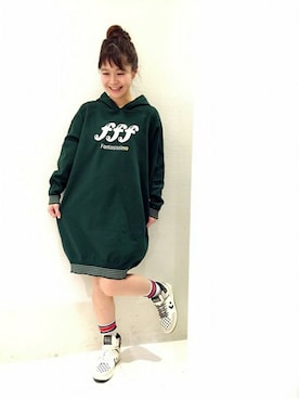 「FRAPBOIS（フラボア）のアイテム」を使った、FUUさん（レディース・162cm）の冬コーディネート