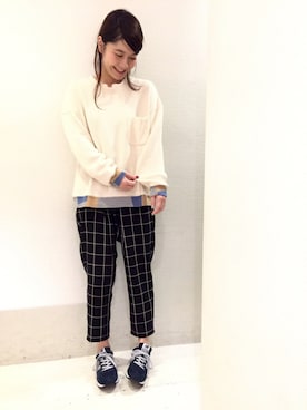 「FRAPBOIS」｜「アイテム（その他トップス）」を使った、FUUさん（レディース・162cm）の秋コーディネート