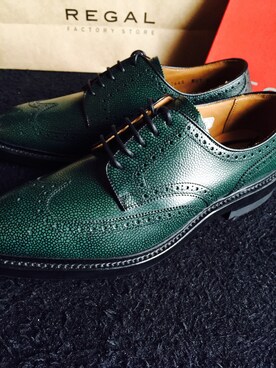 「アイテム（ドレスシューズ、グリーン系）」を使った、daiki_tadokoroさん（メンズ・173cm）の春コーディネート