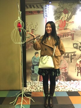 「DAZZLE（ダズル）のアイテム（ジャケット/アウター）」を使った、SunRiceさん（レディース・169cm）の春コーディネート