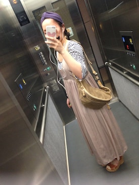 「CIAOPANIC（チャオパニック）のアイテム（その他ヘアアクセサリー）」を使った、waonwaさん（レディース・152cm）の春コーディネート