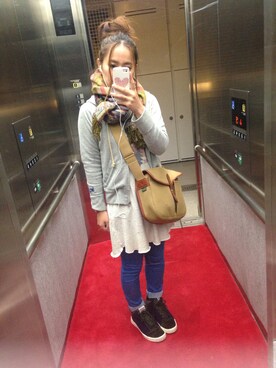 waonwaさん（レディース・153cm）の秋コーディネート