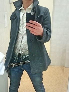 「PLAIN（プレイン）のアイテム（パンツ）」を使った、keyさん（メンズ・171cm）の冬コーディネート