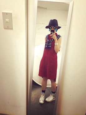 「CABANE de ZUCCa（カバンドズッカ）のアイテム（アクセサリー）」を使った、Petrouchkaさん（レディース・160cm）の夏コーディネート
